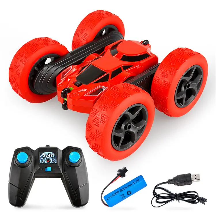 Doppia faccia Stunt Hobby Rc auto giocattoli 360 gradi telecomando Drift auto per bambini Hobby Rc auto