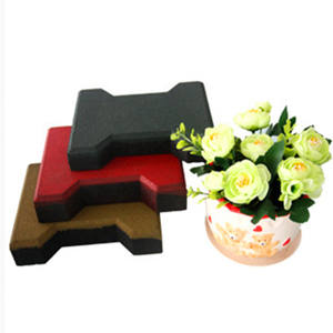 Ucuz oyun alanı bahçe parkı kauçuk döşeme fayans kauçuk köpek kemik <span class=keywords><strong>Driveway</strong></span> finişer tuğla - Product Image 5