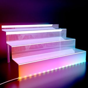 ชั้นวางน้ำหอมอะคริลิค LED แบบกำหนดเองได้ชั้นวางของอะคริลิคตกแต่งน้ำหอม - Product Image 2