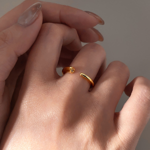 Fashion Rings Jewlery Trendy 18K Gold Plated Bling Zircon Trendy Hand Cuff Rings for Women Gift - Product Image 6