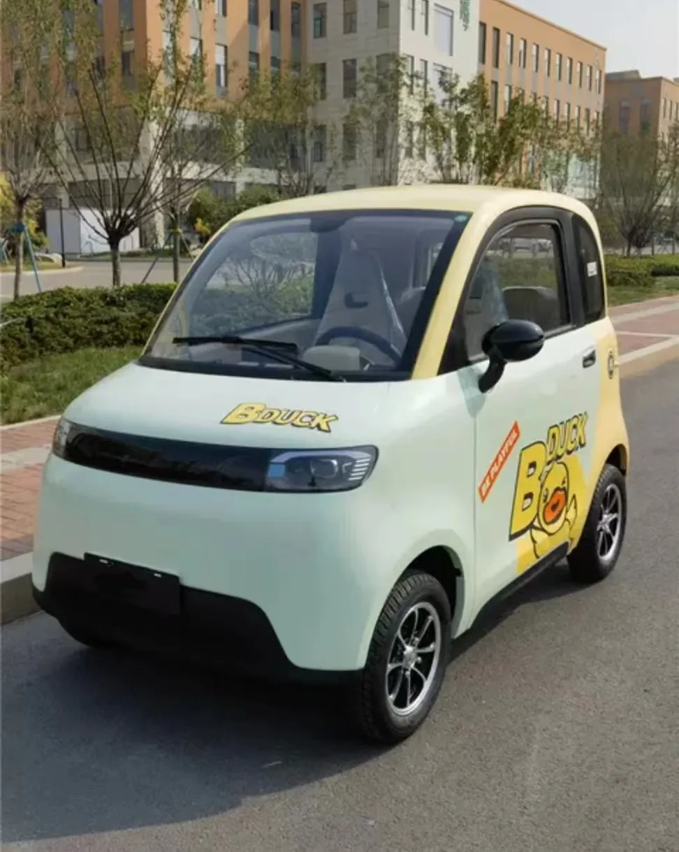 Mini passenger Electric quadricycle is suitable for Street driving with CE certification new electric four-wheeler