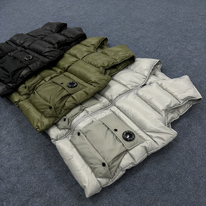 Rompi Termal Berkualitas Tinggi untuk Musim Dingin, Jaket Tanpa Lengan Kasual Pria, Rompi Tebal Hangat Berlapis, Rompi Berisi Dakron - Product Image 2