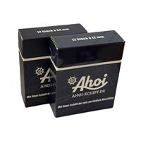 Boîte en papier personnalisée avec logo, couvercle rabattable, pour set de tees de golf en bois de bambou, emballage OEM acceptable pour accessoires de golf