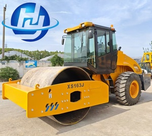 XCMC المصنع الأصلي 16 طن مدحلة اهتزازية أحادية الأسطوانة XS163J مستعملة صينية للبيع - Product Image 1