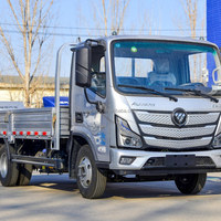 Nouveau camion cargo à double cabine Foton 6 tonnes camion léger 4x2 de 7 tonnes pour le transport logistique bon prix camion cargo à plat