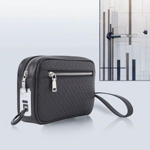 Sac à main d'affaires pour homme en cuir véritable avec système de verrouillage par empreinte digitale antivol, système intelligent d'identification par empreinte digitale - Product Image 3