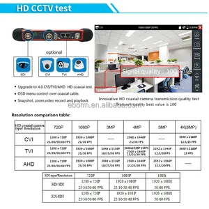 Máy kiểm tra camera 8K tất cả trong một 7 inch, kiểm tra mạng và cáp, máy kiểm tra camera CCTV X7-MOVTADHS Pro, màn hình kiểm tra camera CCTV di động - Product Image 5