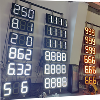 Señales de precio Led de Gas a la venta 10 "8,88 con 888,8 señal de precio Led de Gas