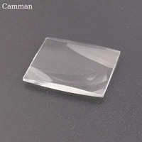 Camman Optical Biconvex 41x37mm Square Magnifying Double Convex Acrylic Lenses OEM S4137