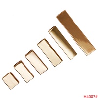 Clips de queue en métal de différentes tailles en alliage de zinc avec fermeture éclair clip d'extrémité sac à main matériel de vêtement sangle décoration fin queues boucle de vente en gros