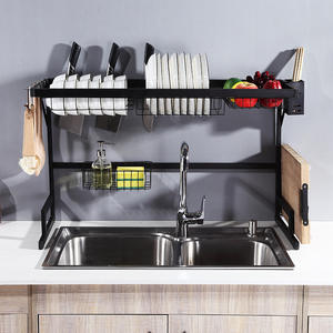 Estante de cocina plato Rack soporte de acero inoxidable fregadero de drenaje Rack cubiertos secado <span class=keywords><strong>escurridor</strong></span> - Product Image 3