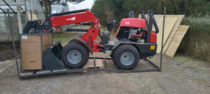 Envío Gratuito, Cargadora de Ruedas Compacta, Cargadora Telescópica Frontal Pequeña para Proyectos de Ingeniería, Jardines, Villas y Granjas - Product Image 4