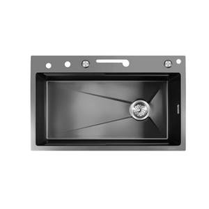 Fregadero de cocina multifunción de lujo de acero inoxidable negro <span class=keywords><strong>Cuba</strong></span> Inox - Product Image 6