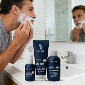 <span class=keywords><strong>Kit</strong></span> de <span class=keywords><strong>rasage</strong></span> personnalisé GMP pour hommes, huile pré-<span class=keywords><strong>rasage</strong></span> hydratante, crème après-<span class=keywords><strong>rasage</strong></span>, baume après-<span class=keywords><strong>rasage</strong></span> au beurre de karité, aide à prévenir les boutons de <span class=keywords><strong>rasage</strong></span> - Product Image 4