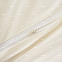 Parure de lit en coton Seersucker 100% avec volants et plis froncés, taille personnalisée, effet rafraîchissant et écologique, motif guimauve, 2 boutons-pression