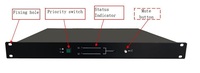 Commutateur de transfert statique intelligent (STS) industriel en métal 16A haute tension monophasé, montage en rack 19 pouces pour 220 VCA double coupure