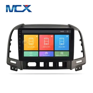 MCX 9 นิ้วใหม่สำหรับ HYUNDAI SANTA FE 2006-2012 Android 10.0 ระบบ GPS ผสมรถวิทยุ DVD Player นำทาง S