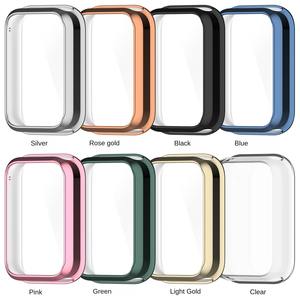 Forwelleny - Nueva Funda Protectora de TPU con Revestimiento, Protector de Pantalla de Vidrio Templado de Cobertura Total para Xiaomi <span class=keywords><strong>Band</strong></span> 8Pro 9Pro - Product Image 1