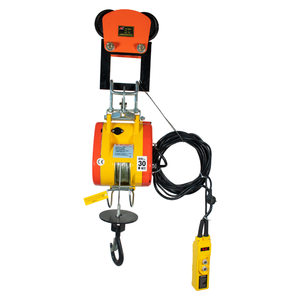 Wholesale Mini Winch Steel Wire Rope 300kg Pulling Capacity New Construction <b>Hoist</b> 110V/220V/380V Construction - Product Image 4