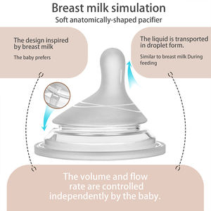 2026 Neues Design Anti-Kolik BPA-freie PPSU Babyflasche mit Silikon-Schnuller für 0-12 Monate - Product Image 5