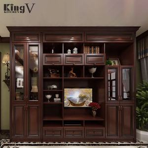 KINGV — meuble TV en bois massif brillant, style italien, pour un usage de luxe - Product Image 1
