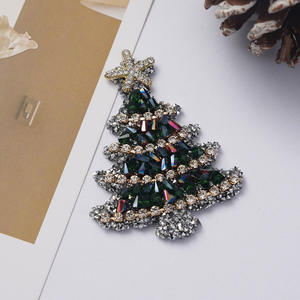 Broche <span class=keywords><strong>de</strong></span> Árbol <span class=keywords><strong>de</strong></span> Navidad con Pedrería 3D, <span class=keywords><strong>de</strong></span> Alta Calidad, Exquisito, para Abrigos - Product Image 1