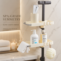 Support de rangement industriel pour robinet de salle de bain, organisateur d'évier de cuisine pour savon et éponge