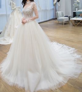 ชุดเดรสเจ้าหญิงแขนยาว2ชิ้นสำหรับผู้หญิงชุดราตรีงานเลี้ยงแบบหรูหราทันสมัย - Product Image 5