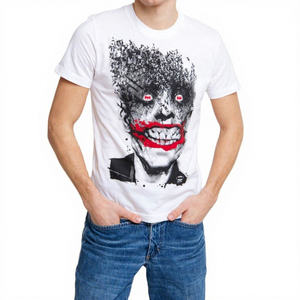 T-shirt pour homme de luxe en coton 100% de haute qualité, coupe classique, impression personnalisée du logo, design imprimé numérique, séchage rapide, respirant, manches courtes - Product Image 1