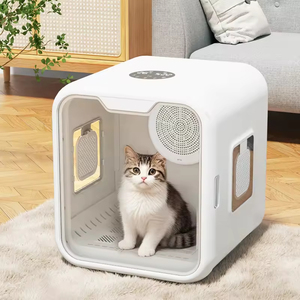 ホットセール 自動ペットヘアドライヤーボックス 超静音 猫犬ペットグルーミング乾燥ボックス プロ仕様スマートペットヘアドライヤーマシン - Product Image 1