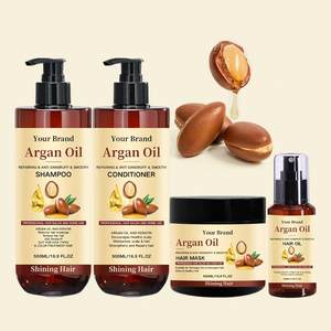 Grosir Set perawatan rambut sampo organik alami Sanrong-perawatan lembut memberi nutrisi memperbaiki rambut rontok lembut & rambut berkilau - Product Image 1