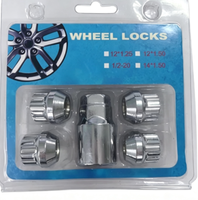 Kit de blocage de roue 4+1 pièces, écrous antivol pour pneus de voiture, vente en gros, couleur personnalisée disponible