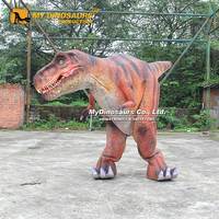 Costume de dinosaure réaliste My Dino FDC004 avec jambes cachées, dinosaure marchant sur les pattes, costume de T-Rex à vendre