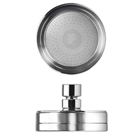 Pommeau de douche fixe moderne à 15 jets haute pression, écologique, chromé, pour accessoires de robinetterie de salle de bain, élimine le chlore