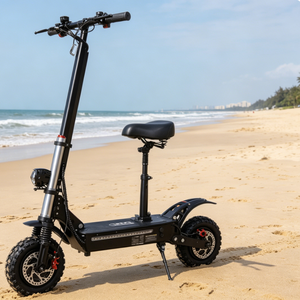 Patinete Eléctrico Plegable con Asiento, Neumático Grueso de 11 Pulgadas, Motor Dual para Adultos, Batería de Litio, 200 kg, 85 km de Autonomía, LYT61 - Product Image 5
