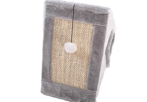 Nuovissimo Sisal peluche gatto gratta e vinci triangolo gatto interattivo <span class=keywords><strong>Scratcher</strong></span> letto 2 in 1 gatto nido graffiare - Product Image 6