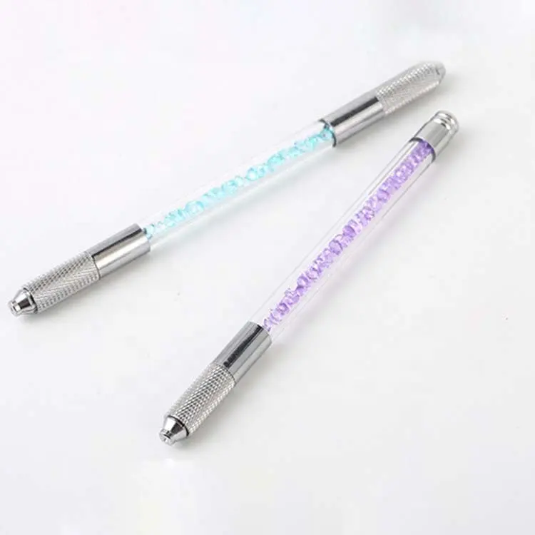 Crystal Transparent Microblading Pen Permanent Makeup Tatoo Pen for Manual Eyebrow Tattoo