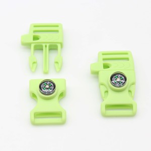 Boucle de boussole en <span class=keywords><strong>paracorde</strong></span> de 3/4 pouce 2026 pour bracelets, fermoir, clip, accessoires de survie d'urgence pour le camping en plein air et les voyages - Product Image 5