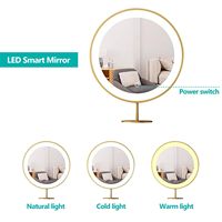 Coiffeuse moderne de luxe avec plateau en dalle de roche et tiroirs à bijoux en velours, miroir LED et tabouret en cuir technologique pour chambre à coucher.
