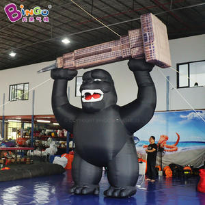 Publicidade BIngo: Inflável Gigante de Natal para Exterior, Desenho Animado, Gorila Inflável, Decoração Americana - Product Image 4