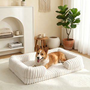 Factory Wholesale Soft Washable Fashion <b>Pet</b> Dog Cat Bed Cave <b>Sofa</b> Removable Washable All Seasons for Living Room Bedroom - Product Image 5