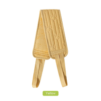 Serviette de bain exfoliante OEM à texture étoilée, double face, pour un nettoyage en profondeur et un gommage des peaux mortes, avec sangle de massage dorsal