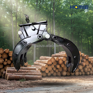 Australie Foresterie hydraulique Grab Stone Wood Log Scrap Handling Grappin pour excavatrices de <span class=keywords><strong>5</strong></span> à 7 <span class=keywords><strong>tonnes</strong></span> - Product Image 1