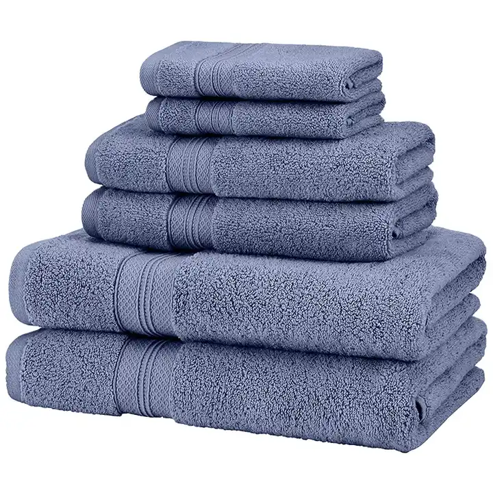 Luxury Bath Towel Set 100% Cotton 2 Pack Bath Towels 700 GSM Light Teal