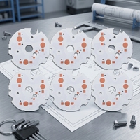 Cartes FR4 double face/quatre couches pour prototypage de circuits imprimés (PCB) avec éclairage laser, 1,5 oz de cuivre, soudure à l'air chaud à base de plomb, nivellement/OSP