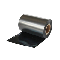 Impresora de Códigos de Barras de Transferencia Térmica de 110 mm x 300 m, Impresora de Etiquetas de Códigos de Barras, Cinta de Cera Compatible con Carbono de 110 mm x 500 m