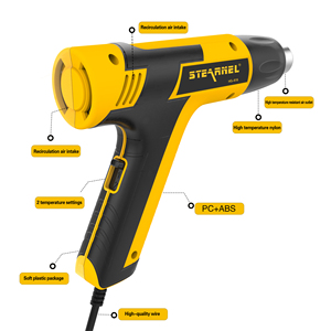 110-220V 500W, vente en gros d'usine, <span class=keywords><strong>pistolet</strong></span> de soudage <span class=keywords><strong>électrique</strong></span> Portable en plastique, <span class=keywords><strong>pistolet</strong></span> à air chaud Portable - Product Image 3