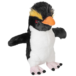 Peluche de Pingüino Rockhopper Personalizado de Alta Calidad, 12 Pulgadas, Lindo, Suave y Realista, Regalo Perfecto para Niños y Niñas - Product Image 1