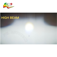 Kit de phares LED pour voiture G3 DUAI LASE 2,5 pouces 12V 100W 80W 7000lm avec lentille de projecteur et réflecteur, double faisceau lumineux