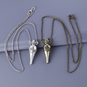 ZRM Fashion Antique Charm Potter Felix Felicis Collier Pendentif Bouteille de Potion Magique Liquide Porte-Bonheur en Alliage de Zinc Bijoux Vintage - Product Image 6